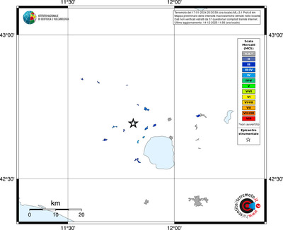 Mappa MCS - territori località