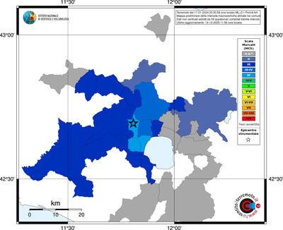 Mappa MCS - territori comuni