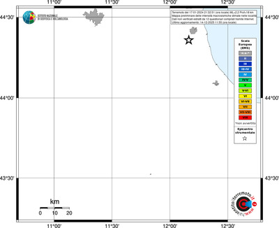 Mappa EMS - territori località
