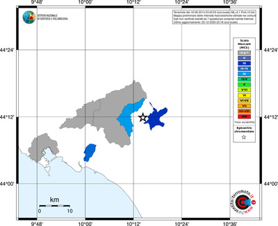 Mappa MCS - territori comuni