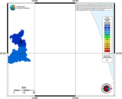 Mappa EMS - territori comuni