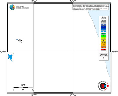 Mappa MCS - territori località