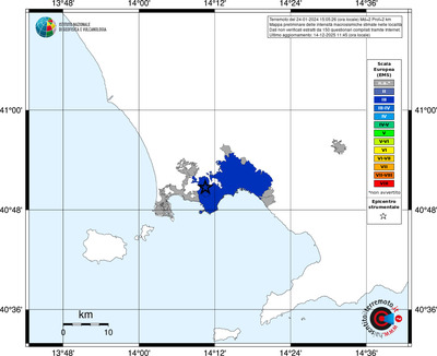 Mappa EMS - territori località