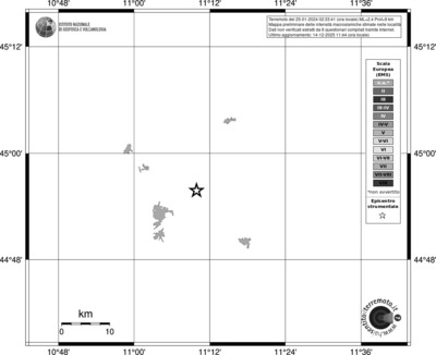 Mappa EMS - territori località