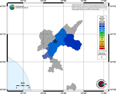 Mappa MCS - territori comuni