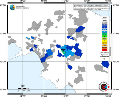 Mappa EMS - territori comuni