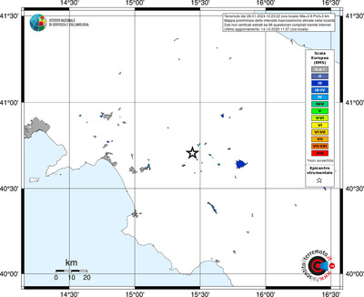 Mappa EMS - territori località