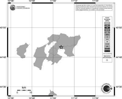 Mappa EMS - territori comuni