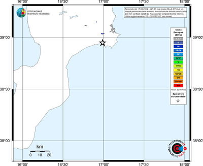 Mappa EMS - territori località