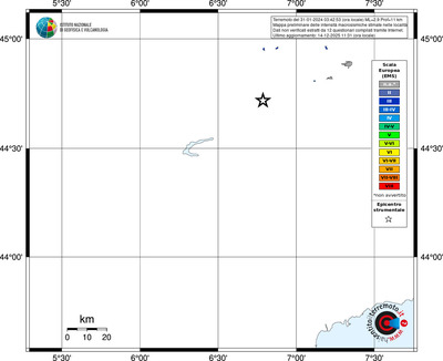 Mappa EMS - territori località