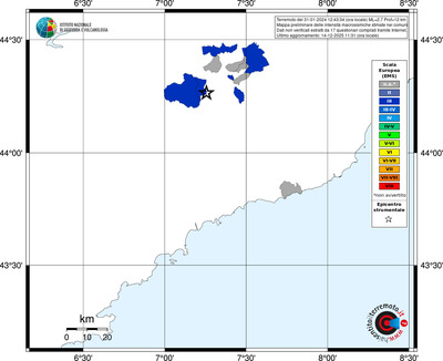 Mappa EMS - territori comuni