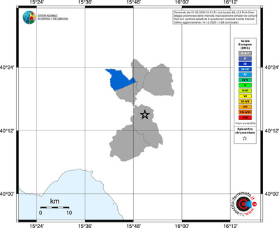 Mappa EMS - territori comuni