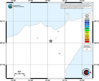 Mappa EMS - territori località
