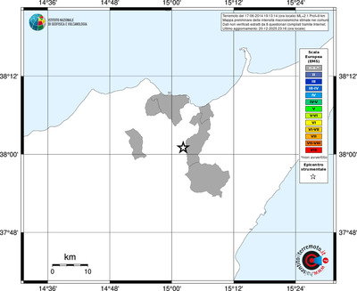 Mappa EMS - territori comuni