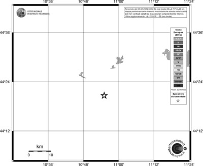 Mappa EMS - territori località