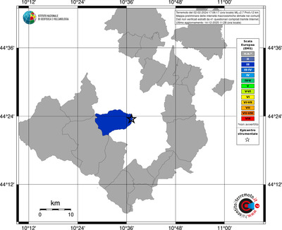 Mappa EMS - territori comuni