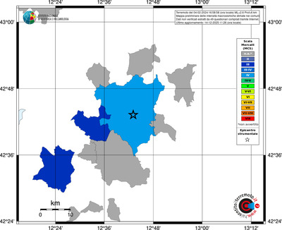 Mappa MCS - territori comuni