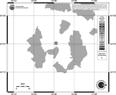 Mappa MCS - territori comuni