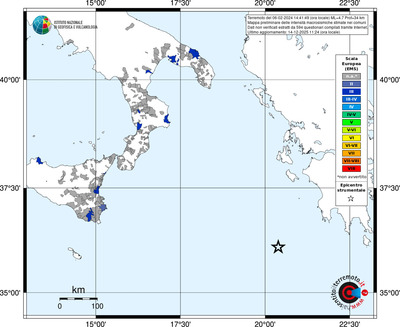 Mappa EMS - territori comuni