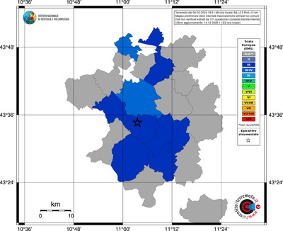 Mappa EMS - territori comuni