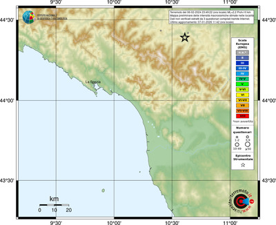 Mappa EMS - località
