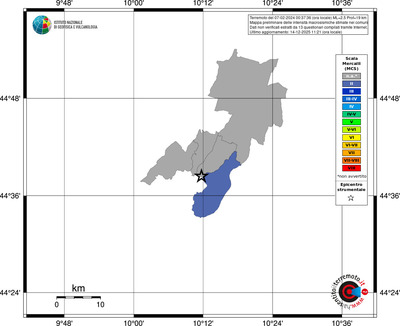 Mappa MCS - territori comuni