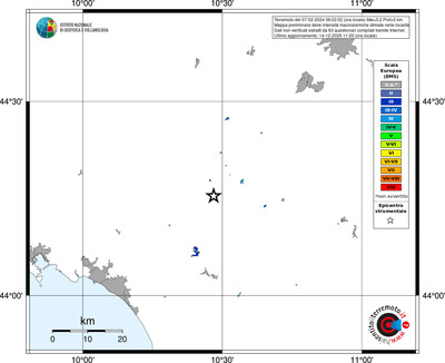 Mappa EMS - territori località
