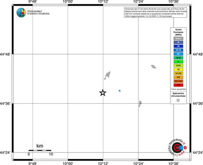 Mappa EMS - territori località