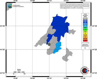 Mappa EMS - territori comuni
