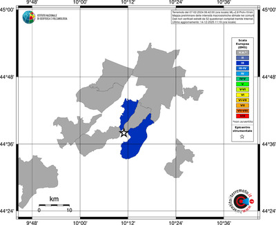 Mappa EMS - territori comuni