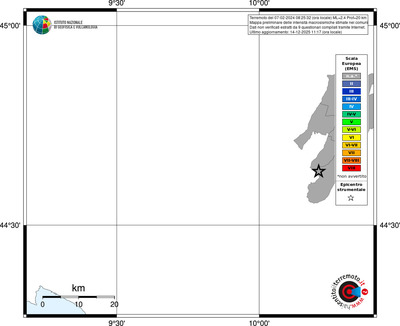 Mappa EMS - territori comuni