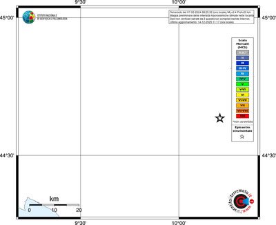 Mappa MCS - territori località