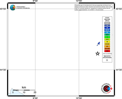 Mappa MCS - territori località
