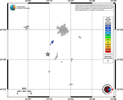 Mappa MCS - territori località