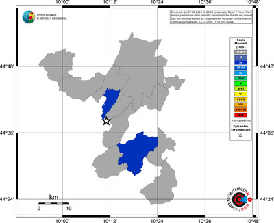Mappa MCS - territori comuni