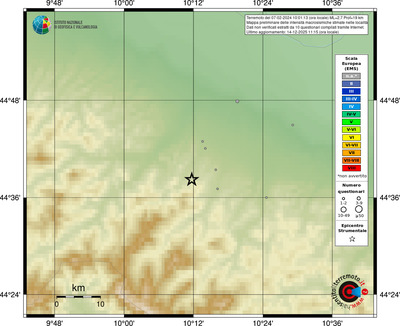 Mappa EMS - località