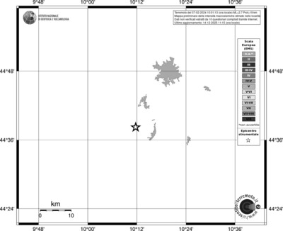 Mappa EMS - territori località