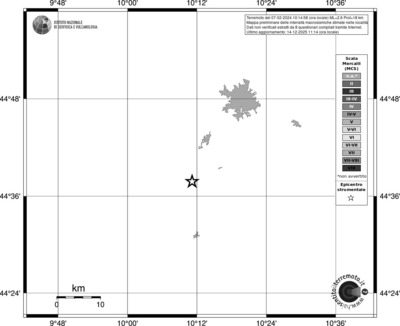 Mappa MCS - territori località