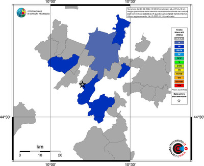 Mappa MCS - territori comuni