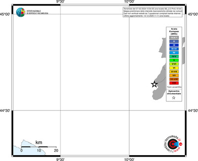 Mappa EMS - territori comuni