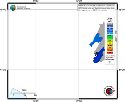 Mappa EMS - territori comuni