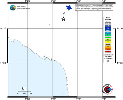 Mappa EMS - territori località