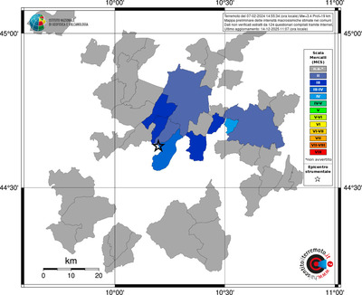 Mappa MCS - territori comuni