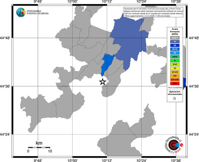 Mappa EMS - territori comuni