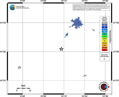 Mappa MCS - territori località