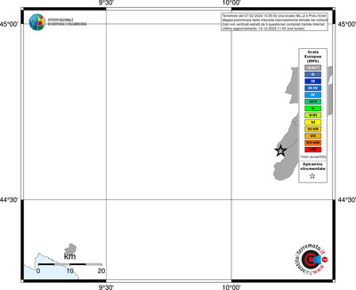 Mappa EMS - territori comuni