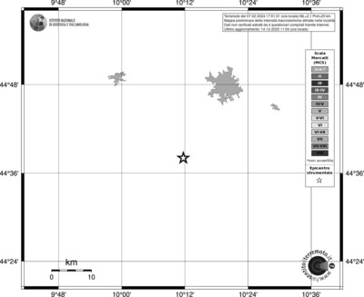 Mappa MCS - territori località