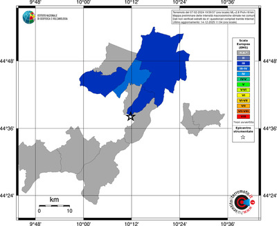 Mappa EMS - territori comuni