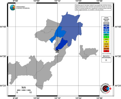 Mappa MCS - territori comuni