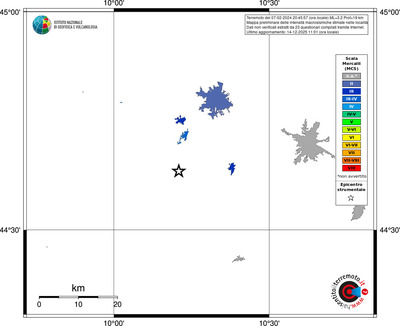 Mappa MCS - territori località